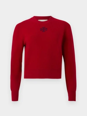 Sweter Tory Burch czerwony