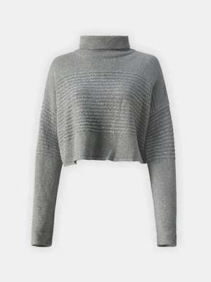 Sweter TWINSET szary melanż