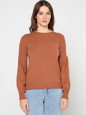 Sweter TWINSET brązowy