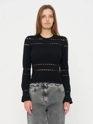 Sweter TWINSET antracytowy melanż