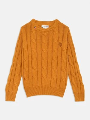 Sweter U.S. POLO ASSN. złoty