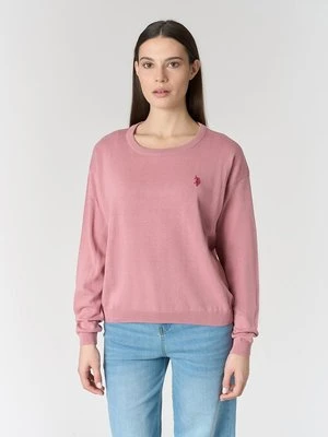 Sweter U.S. POLO ASSN. jasnoróżowy