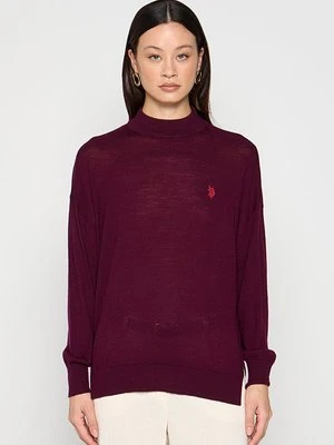 Sweter U.S. POLO ASSN. bordowy