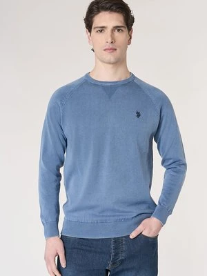 Sweter U.S. POLO ASSN. błękit królewski