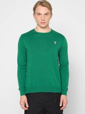 Sweter U.S. POLO ASSN. ciemnozielony