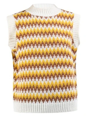 Sweter usha musztardowy