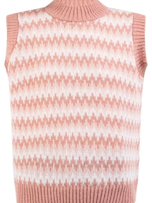 Sweter usha jasnoróżowy