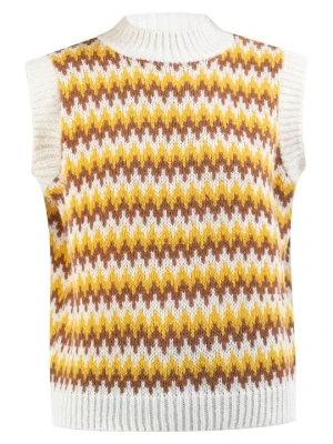 Sweter usha musztardowy