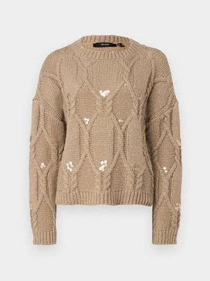 Sweter Vero Moda taupe
