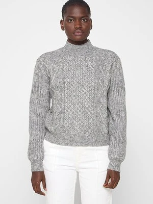 Sweter Vero Moda szary