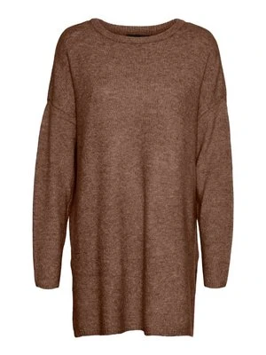 Sweter Vero Moda brązowy