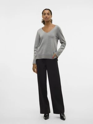 Sweter Vero Moda szary melanż