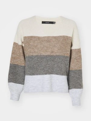 Sweter Vero Moda beżowy