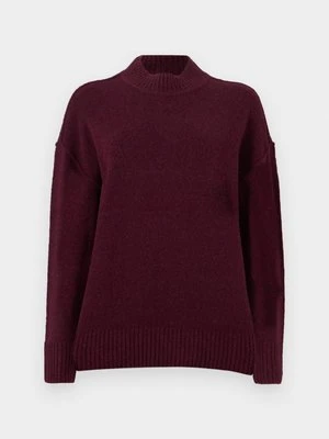 Sweter Vero Moda bordowy