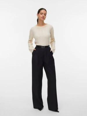 Sweter Vero Moda beżowy