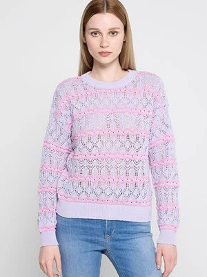 Sweter Vero Moda liliowy