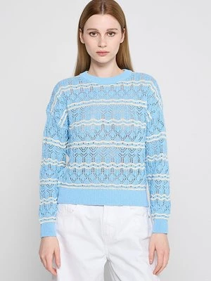 Sweter Vero Moda jasnoniebieski