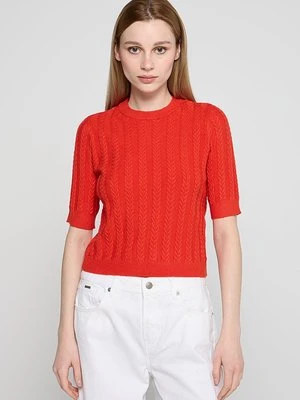 Sweter Vero Moda czerwony