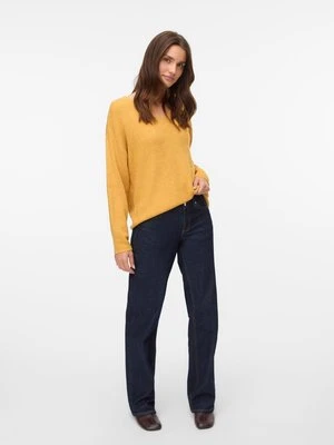 Sweter Vero Moda żółty