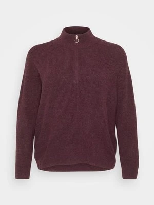Sweter Vero Moda bordowy