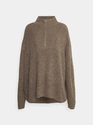 Sweter Vero Moda brązowy