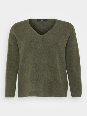 Sweter Vero Moda oliwkowy