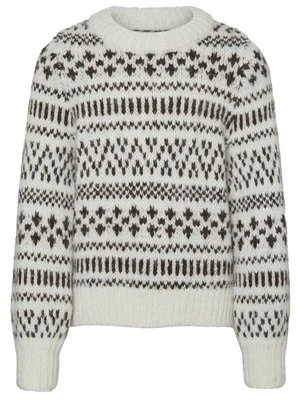 Sweter Vero Moda beżowy