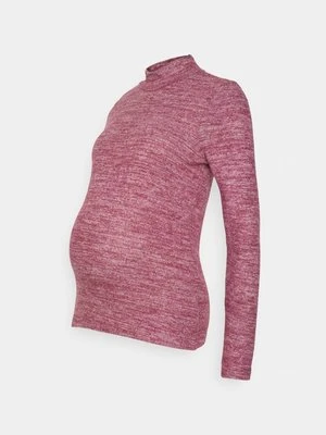Sweter Vero Moda bordowy