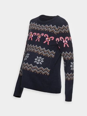 Sweter Vero Moda granatowy
