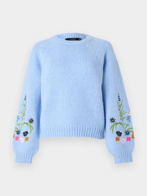 Sweter Vero Moda niebieski