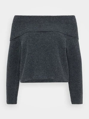 Sweter Vero Moda ciemnoszary melanż