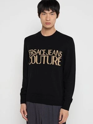 Sweter Versace Jeans Couture czarny