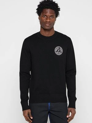 Sweter Versace Jeans Couture czarny