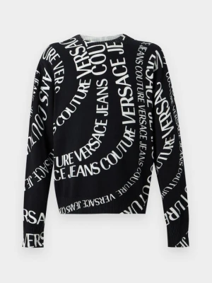 Sweter Versace Jeans Couture czarny
