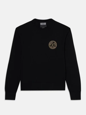 Sweter Versace Jeans Couture czarny