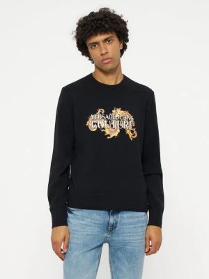 Sweter Versace Jeans Couture w kolorze złota