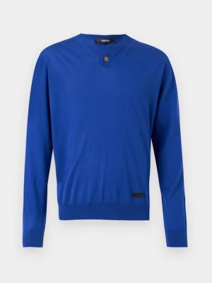 Sweter Versace niebieski