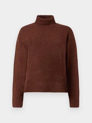 Sweter Vila brązowy