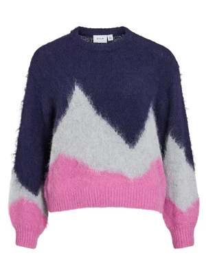 Sweter Vila granatowy