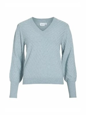Sweter Vila turkusowy