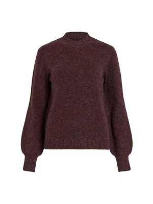 Sweter Vila bordowy