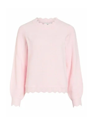 Sweter Vila jasnoczerwony melanż