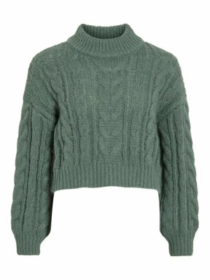 Sweter Vila zielony melanż