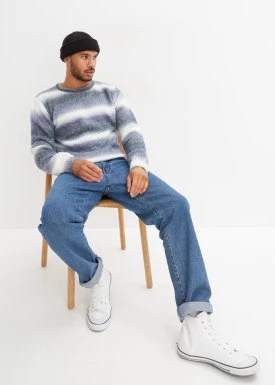 Sweter w cieniowanym kolorze bonprix
