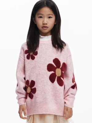 Sweter w duże kwiaty Desigual