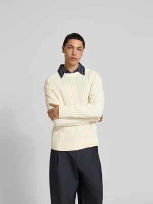 Sweter w dzianinowym wyglądzie, krój slim fit Filippa K Oceaniczny