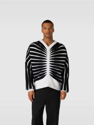 Sweter w dzianinowym wyglądzie GmbH Czarny