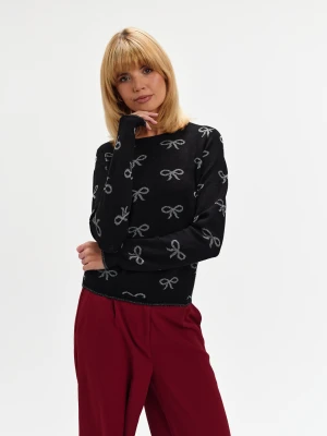 Sweter w kokardki Top Secret