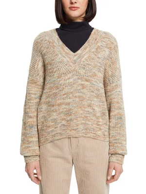ESPRIT Sweter w kolorze beżowym rozmiar: XXL