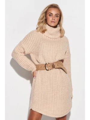 Makadamia Sweter w kolorze beżowym rozmiar: onesize